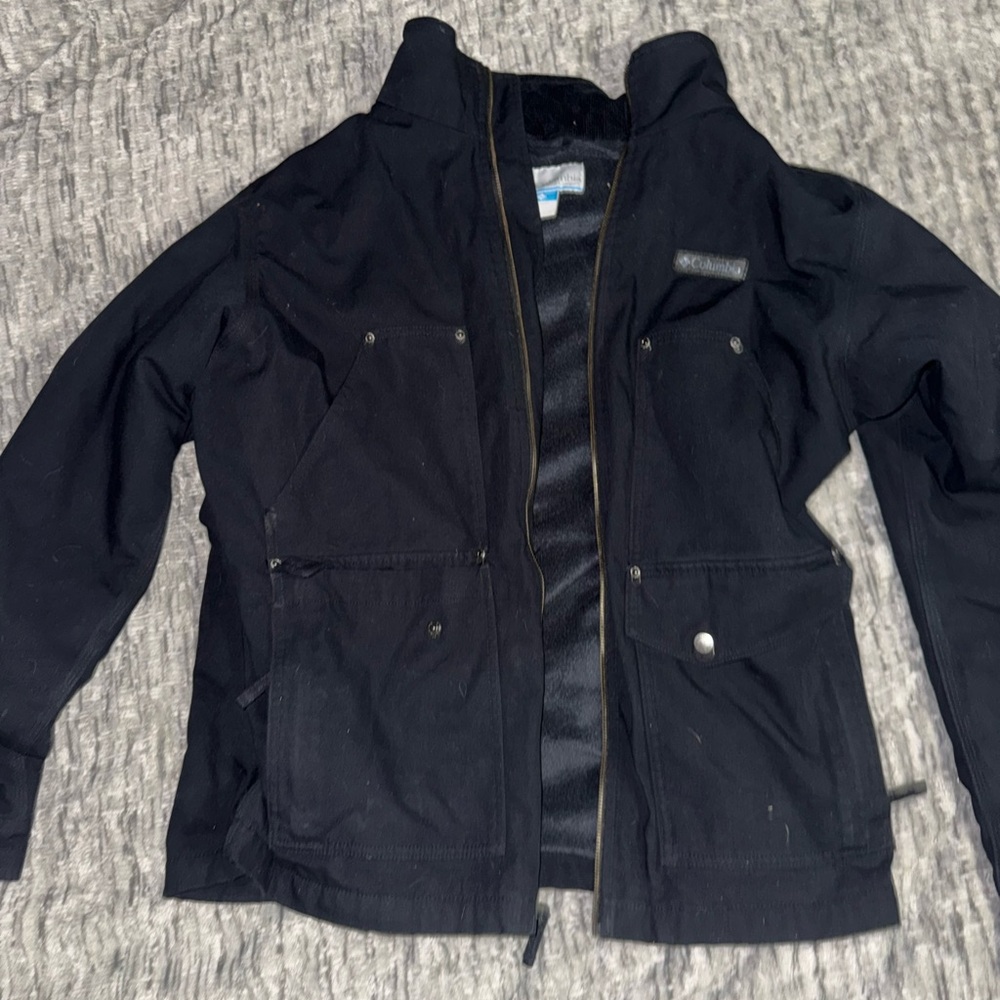 Columbia Black Hooded Jacket